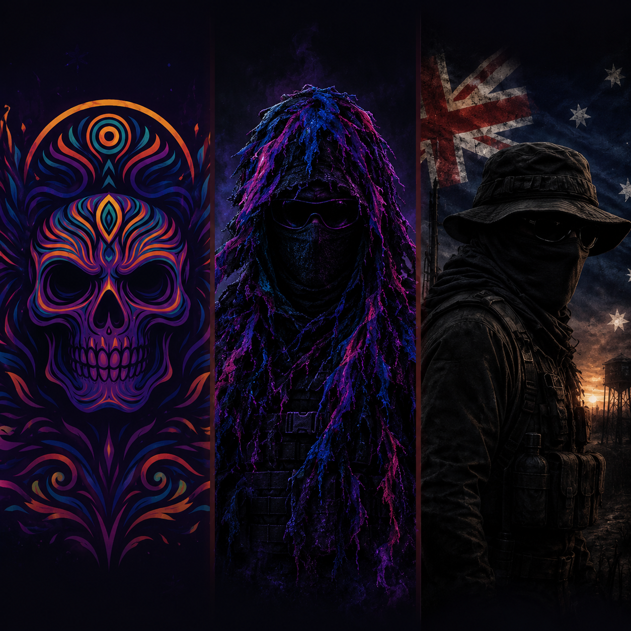 Dimention92, 8ball, and OzzieHouso, the DMT development team